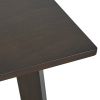 47 x 29-inch Mid-Century Modern Dining Table in Espresso Wood Finish