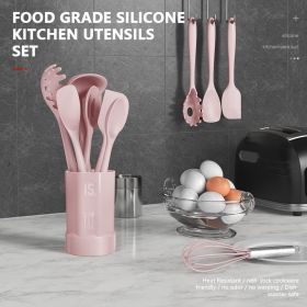 Silicone Cooking Utensils Set - 446°F Heat Resistant Kitchen Utensils, Spatula,Turner Tongs,Spoon,Whisk,Kitchen Utensil Gadgets Tools Set for Nonstick