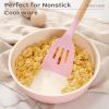 Kitchen Utensils set, 39 PCS Silicone Cooking Utensils Set with Wooden Handle, 446°F Heat Resistant Food Grade Utensil Sets, BPA Free Kitchen Gadgets