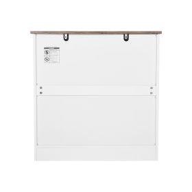 Coffee Bar Cabinet, 31.5 x 13.8 x 31.5 in Farmhouse Coffee Bar Cabinet with 3-Tier Storage, Coffee Bar Table with Barn Door