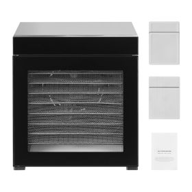 Food Dehydrator Machine, 10 Stainless Steel Trays, 1000W Electric Food Dryer with Adjustable Temperature & 24-Hour Timer, Freeze Dryer for Jerky, Meat