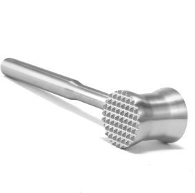304 Stainless Steel Meat Tenderizer Mallet, Dual Side Meat Hammer Chicken Pounder, Heavy Duty Meat Beater for Steak and Beef, Meat Pounder Kitchen Coo