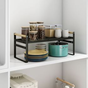 Kitchen Countertop Organizer, Cupboard Stand Spice Rack, Cabinet Pantry Shelves, Organization and Storage for Bathroom Bedroom Office, Space Savi