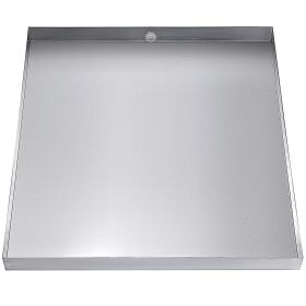 27 x 25 x 2.5 Inch Washing Machine Pan 304 Stainless Steel Washing Machine Drain Pan 18 GA Thickness Heavy Duty Compact Washer Drip Tray with Dra