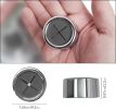3 Pieces Kitchen Towel Hooks Round Adhesive Dish Towel Hook Premium Chrome Finish & Easy Installation Wall Mount Hand Towel Hook Ideal as Bathroom, Sh