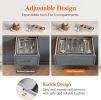 Utensil Organizer for Kitchen Drawers, Expandable Cooking Utensil Tray, Adjustable Cutlery Silverware Flatware Holder, Plastic Spatula Tools Storage D
