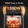 Midea 8-in-1 Electric Pressure Cooker with Dual Pots, Multi-Functional Programmable Slow Cooker, Rice Cooker, Steamer, Sauté Pan and More, 5 Quart