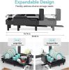 Dish Rack for Kitchen Counter,16.14"-23.62" Large Stainless Steel Dish Drying Rack with Adjustable Water Spout, Space Saving Dish Drainer with Auto Dr