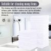 24 Pack Kitchen Dishcloths - Does Not Shed Fluff - Reusable Dish Towels, Dish Cloths, Super Absorbent Coral Fleece Cleaning Cloths, Nonstick Oil Washa