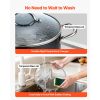 Aluminum Stock Pot, 8-Quart Nonstick Ceramic Coated Pot with Glass Lid, PFOA-Free, PFAS-Free, Compatible with Gas Stoves, Induction Cooktops, Electric