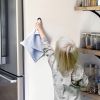 3 Pieces Kitchen Towel Hooks Round Adhesive Dish Towel Hook Premium Chrome Finish & Easy Installation Wall Mount Hand Towel Hook Ideal as Bathroom, Sh