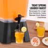 Beverage Dispenser, 5 Gallon Drink Dispenser for Parties, Plastic Juice Dispensers with No-Drip Spigot, Iced Tea Lemonade Juice Water Dispensers
